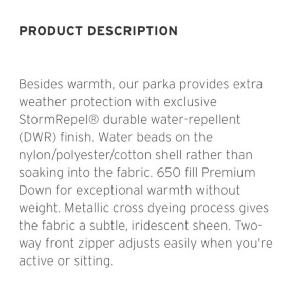 Eddie Bauer Sun Valley Down Parka from Nordstrom Liquidation! PXS. - Picture 6 of 16